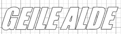 “GEILE ALDE” – Sticker